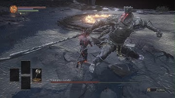 Champion Gundyr - SL1 NG+7 +0 no sprint/roll/parry/buffs/aux/infusions/loop