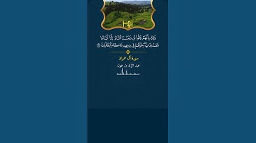 القارئ 《عبد الإله بن عون 》#تلاوات #قرآن #حالات_واتس