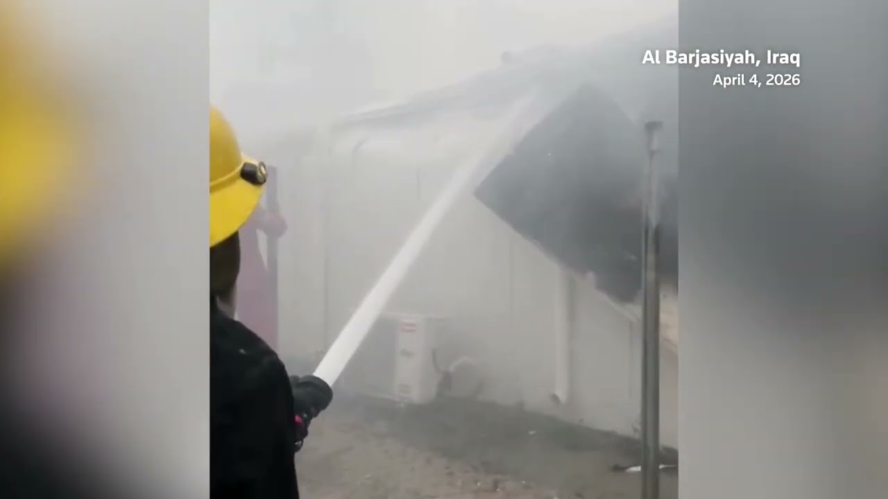 Firefighters stop fire at foreign oil-storage units in Basra