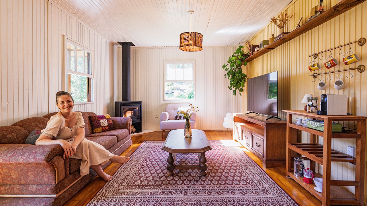 REFORMA COMPLETA da Sala da Casinha de Madeira