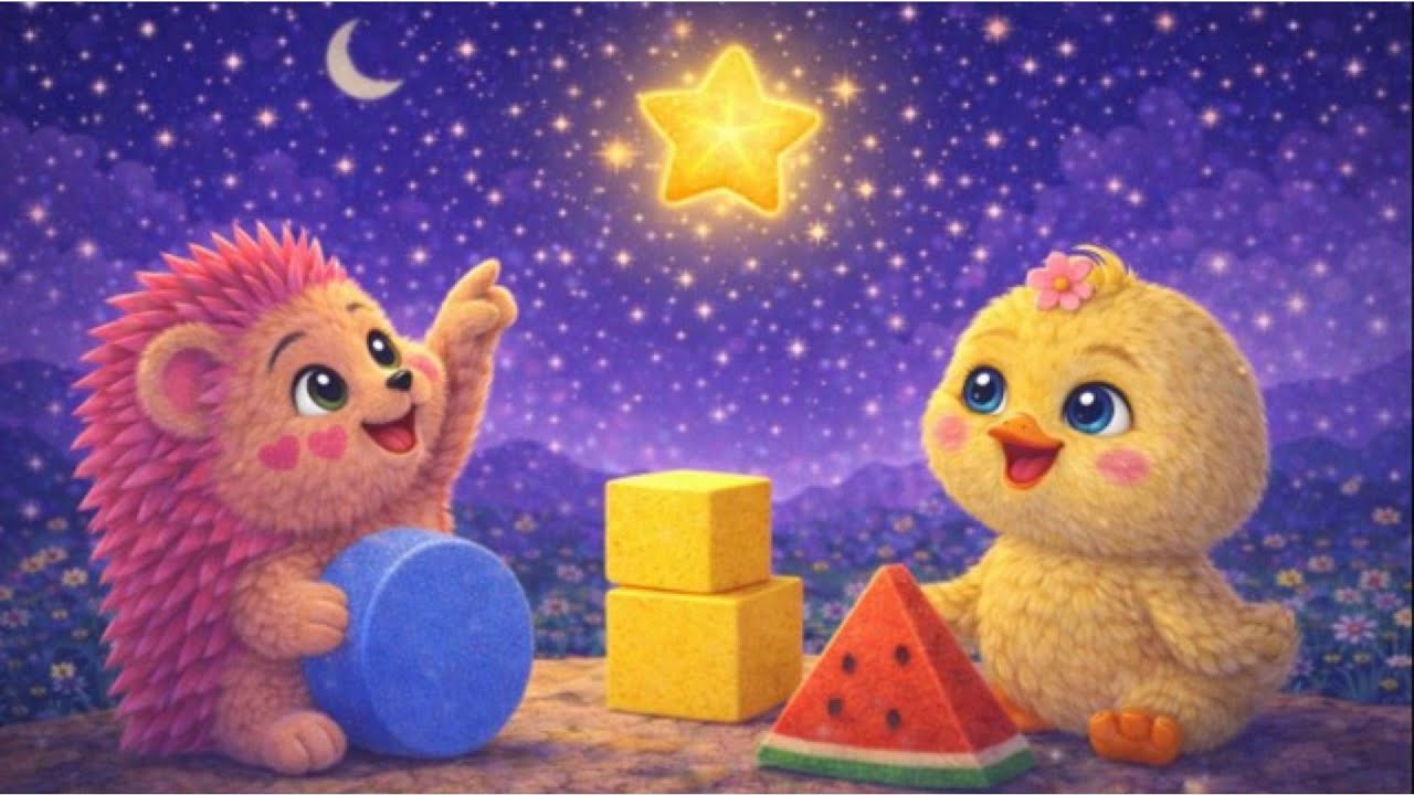 🌟 Learn Shapes with Heggy! | Fun Nursery Rhymes for Kids