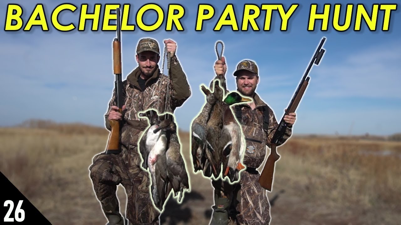 bachelor party hunting trip