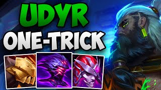 CHALLENGER UDYR ONE-TRICK CARRIES HIS TEAM! | CHALLENGER UDYR JUNGLE GAMEPLAY | Patch 13.24 S13