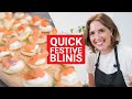 Quick Blinis Recipe | Festive Cooking with Olivia