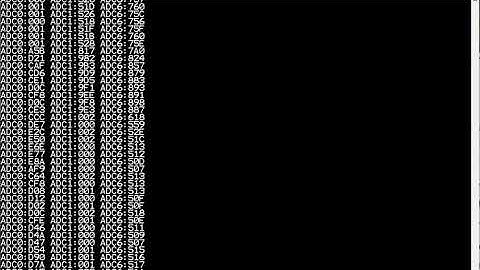 stm32f030f4 adc dma test (UART)