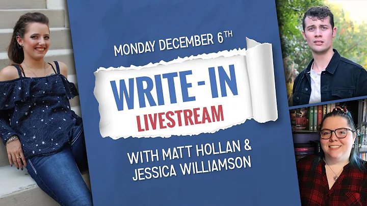 Write-in Livestream with Samantha and guests, Matt...