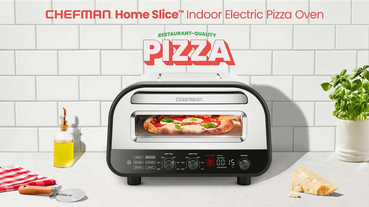 Home Slice™ Indoor Electric Pizza Oven – Chefman