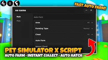New! No Name - Pet Simulator X Op Gui Script! (Fluxus/Hydrogen/Arceus X)