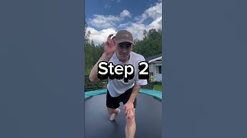 How to Rodeo/Flatspin 360° (Orbital) Trampoline Tutorial (5 EASY STEPS) #flip #trampoline  #skiing