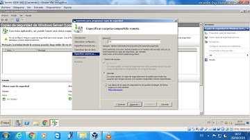 Instalación y configuración inicial de una maquina NAS. (Freenas- Windows server 2008)