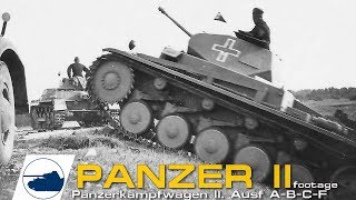 WW2 Panzer II Ausf A - B - C - F -  Panzerkampfwagen 2.