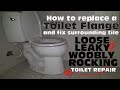 How to replace a stuck toilet flange