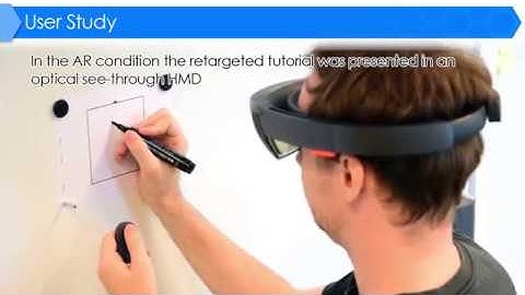 Retargeting Video Tutorials Showing Tools with Surface Contact to Augmented Reality
