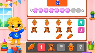  Fun Counting & Matching Games for Kids  | Learn Numbers with Cute Cartoon games | @NeuralCraft0  screenshot 1
