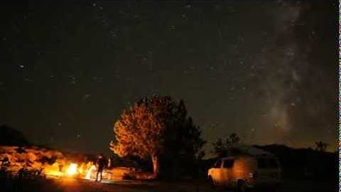 TimeLapse Video of  Milky Way Over Joshua Tree National Preserve in California