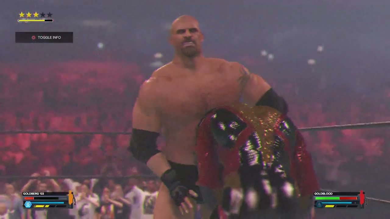 WWE 2K24 BADDIESVILLE| GOLDBLOOD VS GOLDBERG| OUUCITY WORLD CHAMPIONSHIP MATCH|