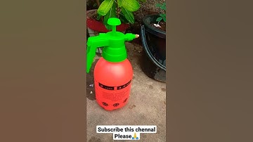 #How to use pressure sprayer (2 Liter) || #Hand spray pump pressure gardening review