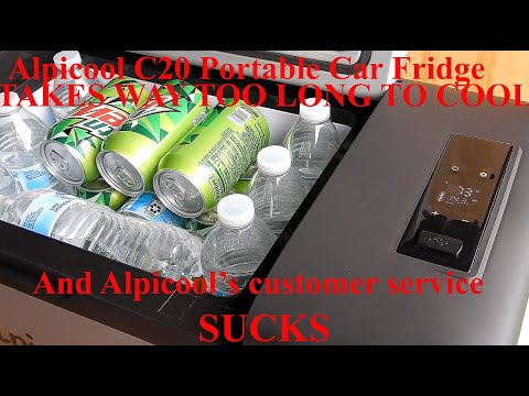 Alpicool 20 Liter Car Refrigerator Review and Testing with Jackery Explorer  240 