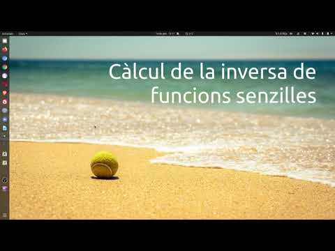 Vídeo: Què és la funció inversa en càlcul?
