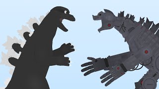Showa Godzilla Vs Ready Player One Mecha Godzilla Stick Node Animation
