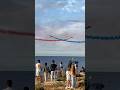The RAF Red Arrows synchro pair with a near miss pass at the Malta Airshow 2025!!