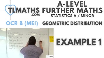 OCR MEI Statistics Minor H: Geometric Distribution: 06 Example 1