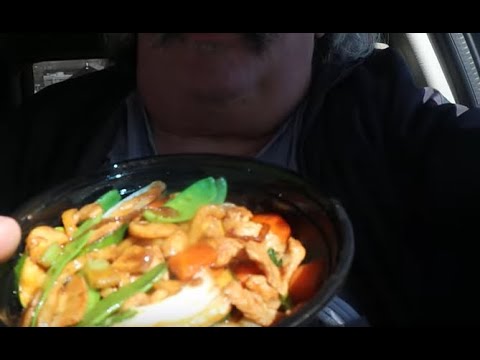 Having Stir Fry Udon Noodles w/ Pork & Vegetables ASMR
