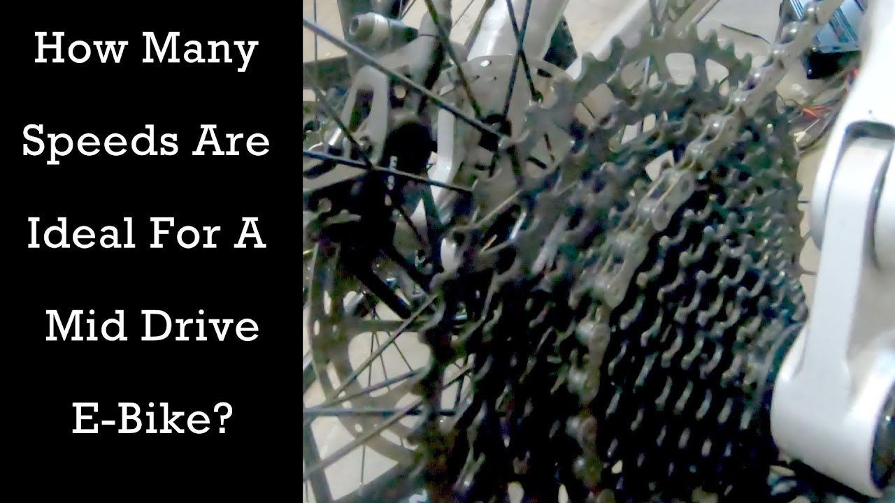 Сколько скоростей идеально для электровелосипеда со средним приводом?