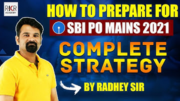 How to Prepare for SBI PO Mains 2021 | Complete Strategy | Reasoning | with Radhey Sir