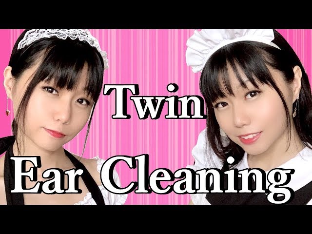 【ASMR】Twin Breathing & Ear Blowing with maid