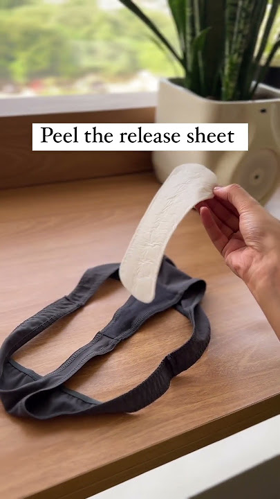 Here's how you can wear a Panty liner with a THONG #shorts #viral #youtubeshorts