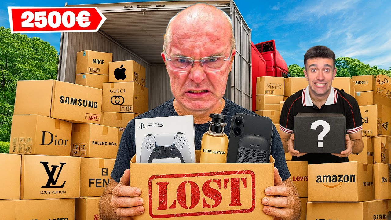 PAPÀ HO COMPRATO 2500 EURO di PACCHI SMARRITI e HO TROVATO.. *UNBOXING ASSURDO*