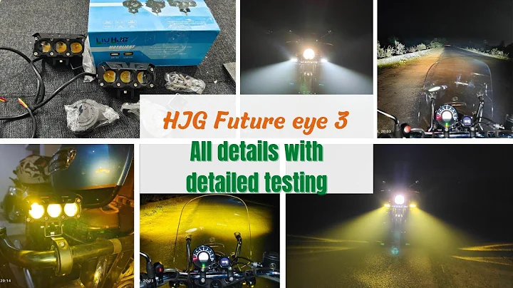 HJG Future eye 3 fog lamp for bike car|Detailed testing|best fog lamp ever|Under 4000 rs #foglights
