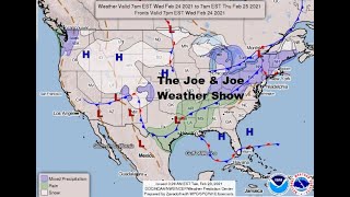 Joe & Joe Weather Show A Relatively Quiet Pattern Ahead, Weekend & Long Range