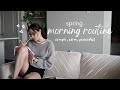 Spring Morning Routine | simple, peaceful, and calm