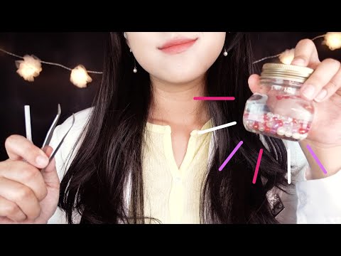 ASMR (Eng sub) 귀청소를 ‘구슬’로! Ear cleaning with ‘beads’!  [한국어/KOREAN]