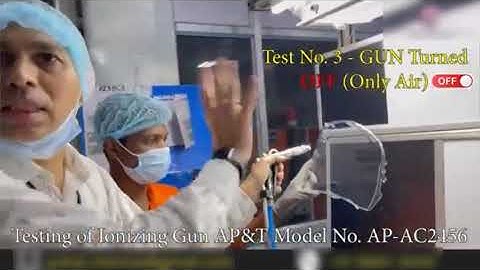 High Efficieny Static Removal Ionizing Air Gun AP-AC2456