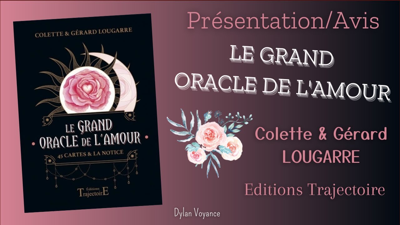 Oracle Le Grand oracle de l'amour jeu cartes divinatoire + livret