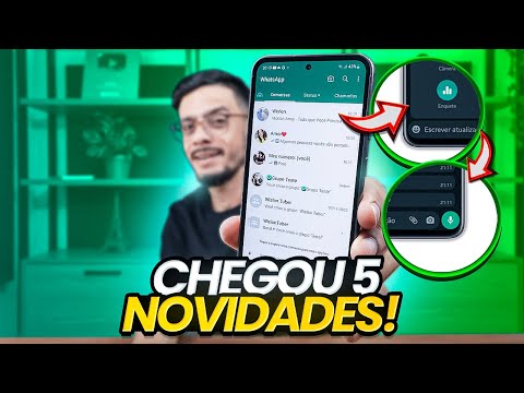 ✨ATUALIZOU✨ Chegaram 5 Novidades Inéditas no WhatsApp - 2024