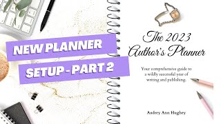 New Planner Setup - Part 2