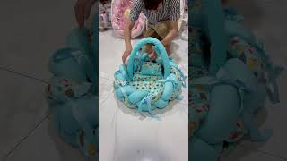 Luxury Baby Bister Nest Set – Soft & Comfortable Newborn Bed 🍼 #shorts #viral #trendingreels_