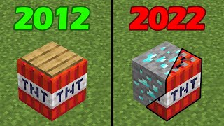 minecraft traps 2012 vs now