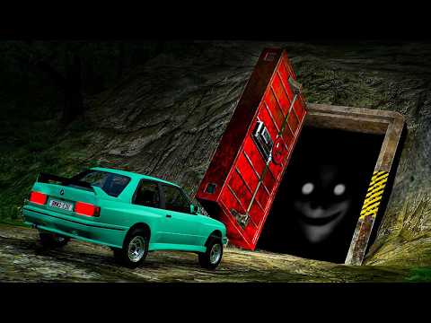 Cars Exploring HAUNTED Underground Bunkers BeamNG Drive 