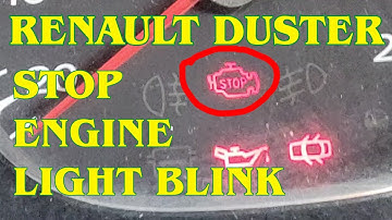 Duster no start after stop, engine stop light blinks