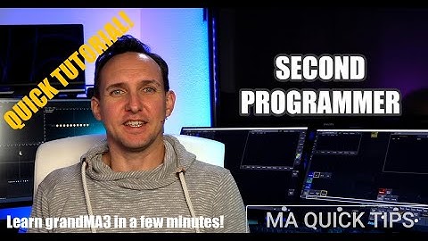 Second Programmer #grandMA3QuickTips 021 // Lacave-Insight