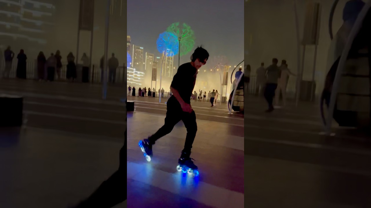 Backward moon walk on skate😍🛼 