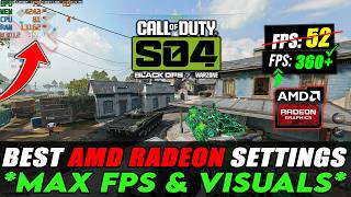 Best AMD RADEON Settings for Warzone & Black Ops 7 Season 4!📈✅ (MAX FPS & Visuals)