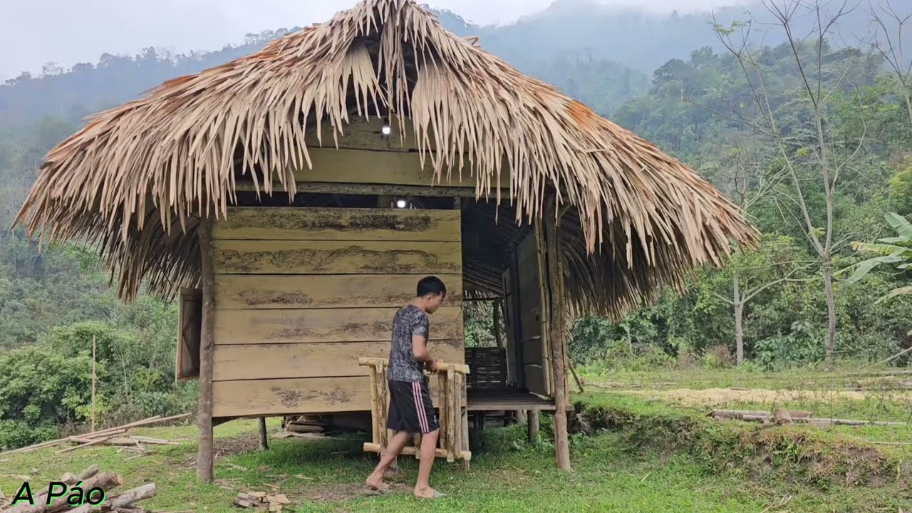 Full Video 65 days of building a house and completing kitchen work... Helping single mothers