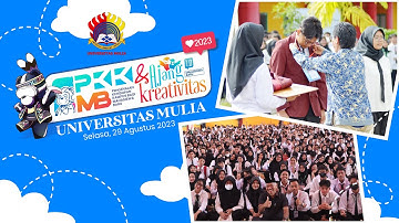 Penyematan Almamater Universitas Mulia dan PKKMB hari  1