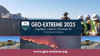 Geo-Extreme 2025: Tuesday PM: Wildfire and Adaptation
Following on the steps of the successful Geo-Extreme 2021, this conference aims at creating a multi-disciplinary forum where the geo-engineering community can work with other professionals, e.g., climate scientists, engineers, emergency managers, resilience and sustainability investigators, insurance experts, and policy makers, to properly cope with man-made and natural extreme events (such as hurricanes, floods, extreme precipitations, droughts, wildfires, debris flows, earthquakes, tsunamis, landslides) under a changing climate.
Wildfires present significant global threats, impacting hydrology, ecology, and slope stability. These changes often result in increased risks due to erosion, landslides, flooding, and debris flows that threaten communities, economies, and the environment. Increases in wildfire frequency and severity, particularly in the mountainous Western United States, are making these systems more vulnerable. This session will cover response and adaptation to erosion, landslides, and debris flows, focusing on research, data collection, analysis, and modeling. Discussions will include changes to hydrology and soil behavior, as well as models commonly used in the U.S. A panel and forum will address future research needs and requirements. This will include panelist presentations, discussion, and Q/A.
Presenters:
Don Lindsay, California Geological Survey
Francis K. Rengers, U.S. Geological Survey
Nawa Pradhan, U.S. Army Engineer Research and Development Center
Pete Robichaud, U.S. Forest Service
Want to learn more about the Geo-Institute? Were a technical society with about 12,000 members - mostly geotechnical engineers and geologists. Visit geoinstitute.org to get to know us!
#civilengineering #geotechnicalengineering #geotech #geoextreme Geo-Extreme 2025: Tuesday PM: Wildfire and Adaptation